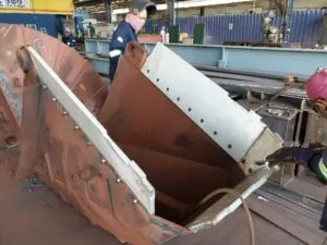 Buckets for Stacker Reclaimer- Refurbishment & Fabrications of parts - VALE2